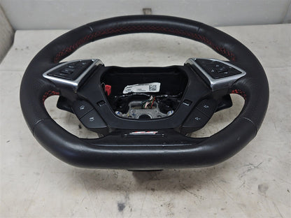 Used OEM 2016-2024 CAMARO LEATHER STEERING WHEEL HEATED AUTO PADDLES, actual item photo 2