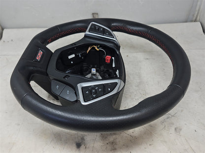 Used OEM 2016-2024 CAMARO LEATHER STEERING WHEEL HEATED AUTO PADDLES, actual item photo 3