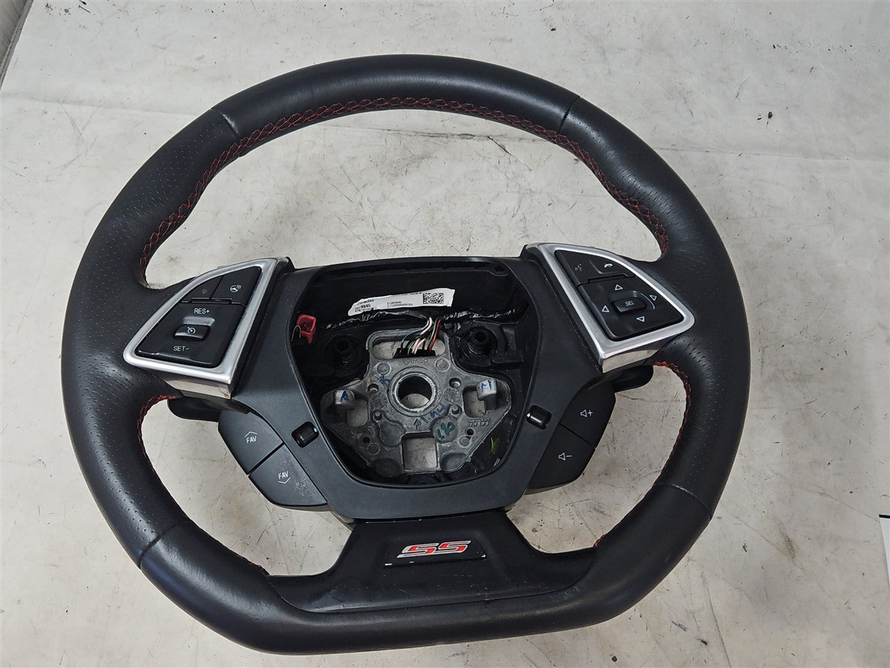 Used OEM 2016-2024 CAMARO LEATHER STEERING WHEEL HEATED AUTO PADDLES, actual item photo 6