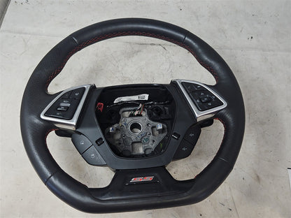 Used OEM 2016-2024 CAMARO LEATHER STEERING WHEEL HEATED AUTO PADDLES, actual item photo 6
