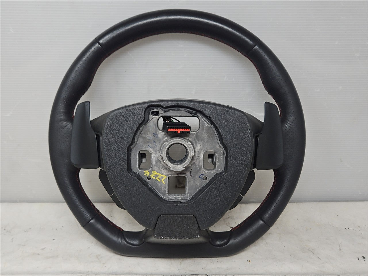 Used OEM 2016-2024 CAMARO LEATHER STEERING WHEEL HEATED AUTO PADDLES, actual item photo 7