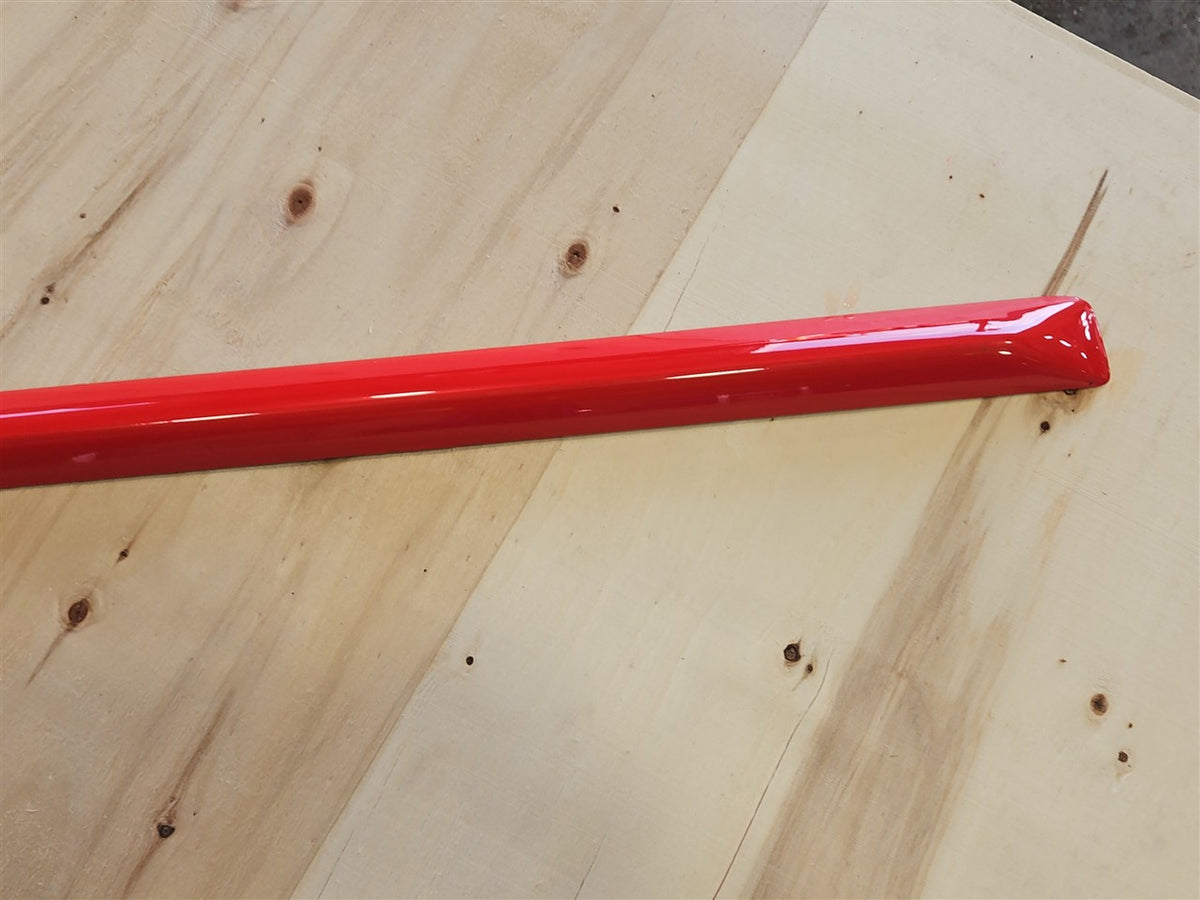 Used OEM 1997-2004 CORVETTE C5 FRONT DOOR MOLDING TRIM DRIVER LH RED, actual item photo 6