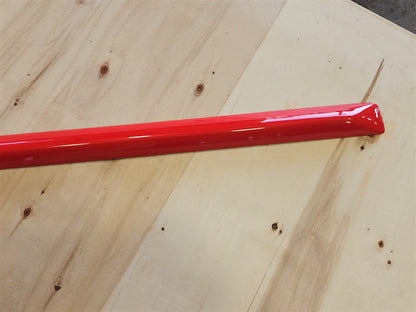 Used OEM 1997-2004 CORVETTE C5 FRONT DOOR MOLDING TRIM DRIVER LH RED, actual item photo 6