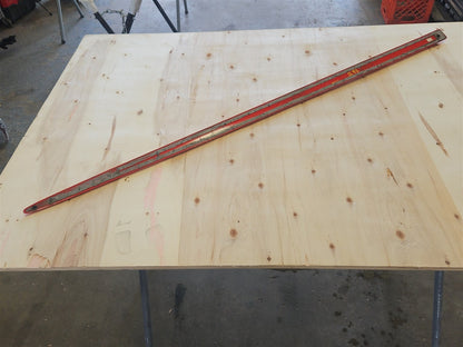 Used OEM 1997-2004 CORVETTE C5 FRONT DOOR MOLDING TRIM DRIVER LH RED, actual item photo 9