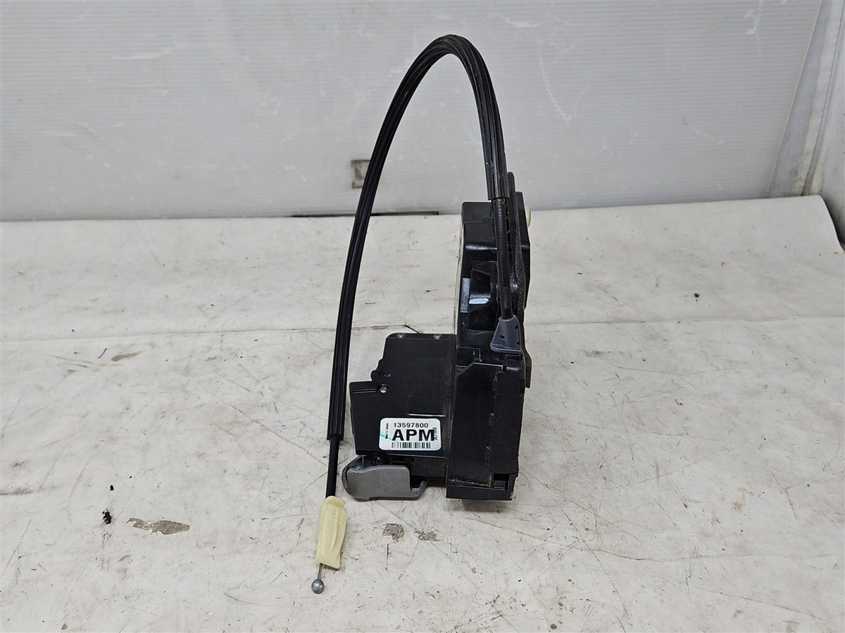 Used OEM 2015 SIERRA FRONT PASSENGER RH DOOR LATCH, actual item photo 2