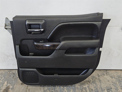 Used OEM 2014-2019 SIERRA SILVERADO REAR DOOR PANEL TRIM PASSENGER RH, actual item photo 1