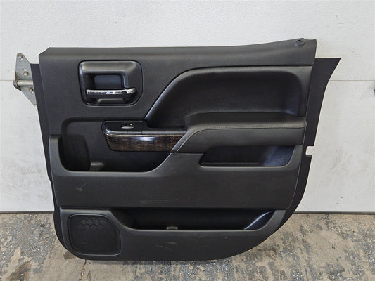 Used OEM 2014-2019 SIERRA SILVERADO REAR DOOR PANEL TRIM PASSENGER RH, actual item photo 1