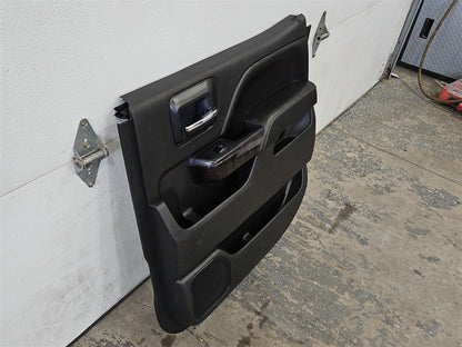 Used OEM 2014-2019 SIERRA SILVERADO REAR DOOR PANEL TRIM PASSENGER RH, actual item photo 2