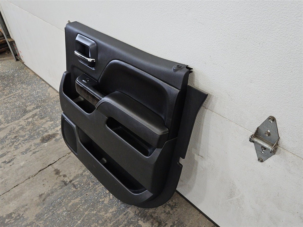 Used OEM 2014-2019 SIERRA SILVERADO REAR DOOR PANEL TRIM PASSENGER RH, actual item photo 4