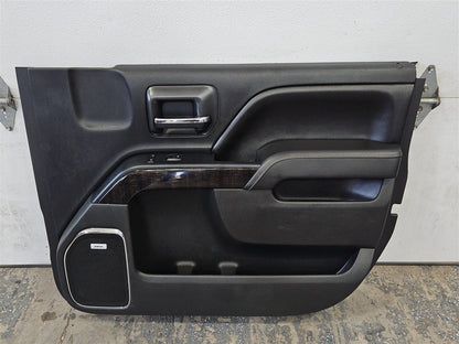 Used OEM 2014-2019 SIERRA SILVERADO FRONT DOOR PANEL TRIM PASSENGER, actual item photo 1