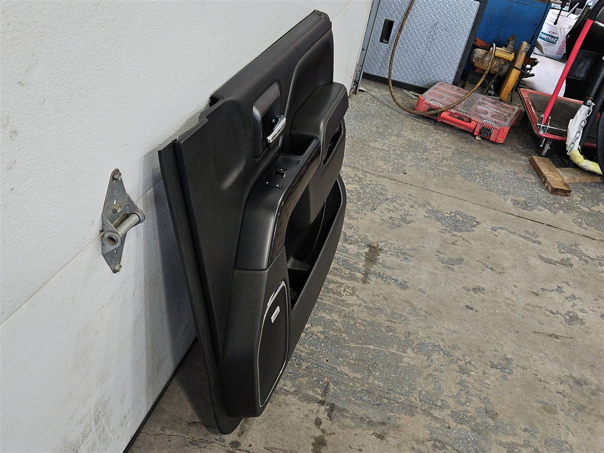 Used OEM 2014-2019 SIERRA SILVERADO FRONT DOOR PANEL TRIM PASSENGER, actual item photo 3