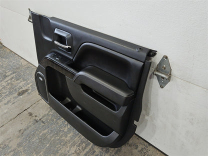 Used OEM 2014-2019 SIERRA SILVERADO FRONT DOOR PANEL TRIM PASSENGER, actual item photo 4