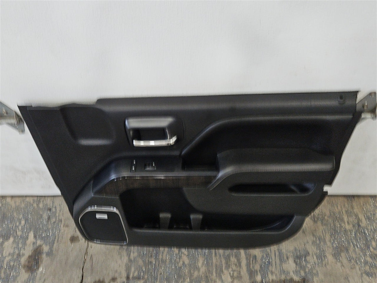 Used OEM 2014-2019 SIERRA SILVERADO FRONT DOOR PANEL TRIM PASSENGER, actual item photo 6