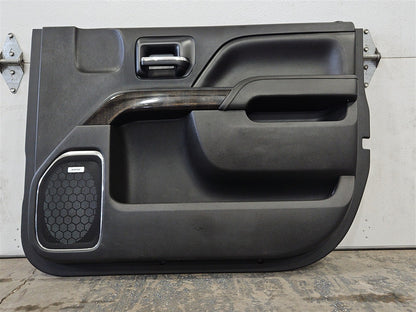 Used OEM 2014-2019 SIERRA SILVERADO FRONT DOOR PANEL TRIM PASSENGER, actual item photo 7