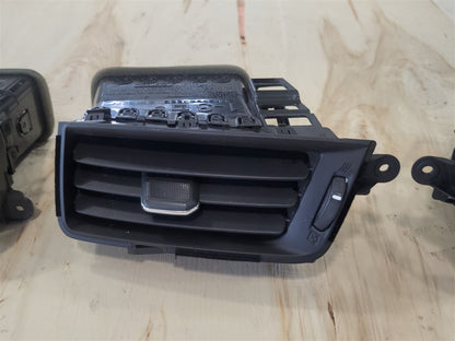 Used OEM 2014-2019 SIERRA SILVERADO SET OF 4 DASH VENTS AC HEAT BLACK, actual item photo 6