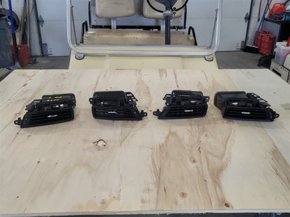 Used OEM 2014-2019 SIERRA SILVERADO SET OF 4 DASH VENTS AC HEAT BLACK, actual item photo 9