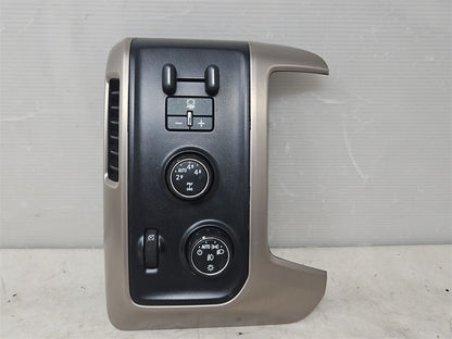 Used OEM 2014-2019 SIERRA SILVERADO LH DRIVER DASH TRIM WITH, actual item photo 1