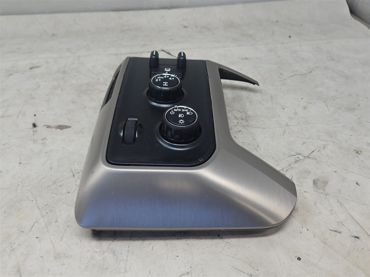 Used OEM 2014-2019 SIERRA SILVERADO LH DRIVER DASH TRIM WITH, actual item photo 2
