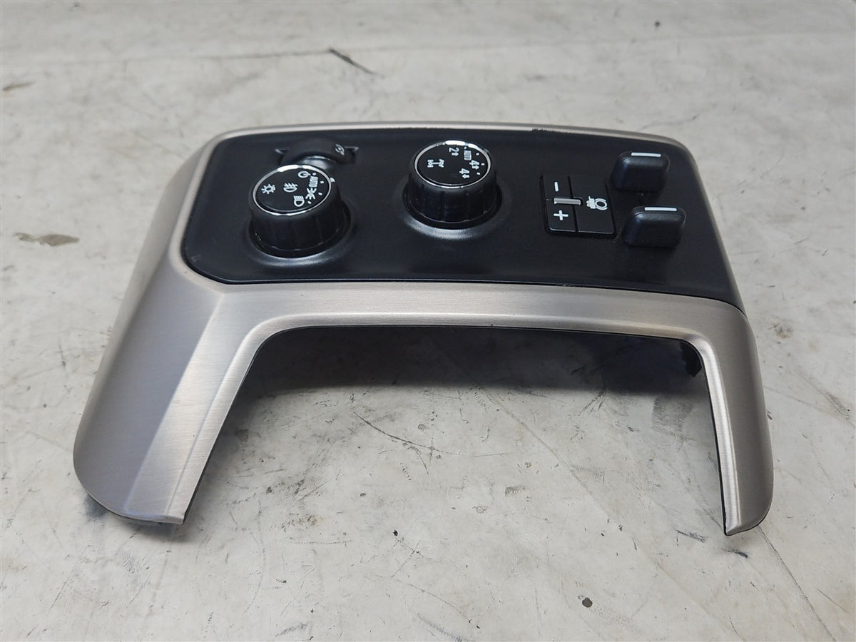 Used OEM 2014-2019 SIERRA SILVERADO LH DRIVER DASH TRIM WITH, actual item photo 5