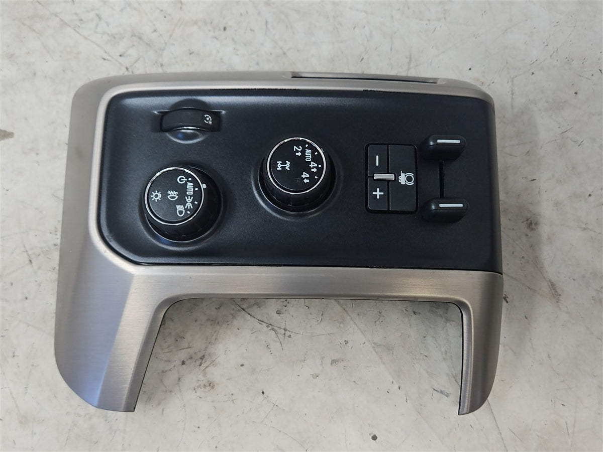 Used OEM 2014-2019 SIERRA SILVERADO LH DRIVER DASH TRIM WITH, actual item photo 6