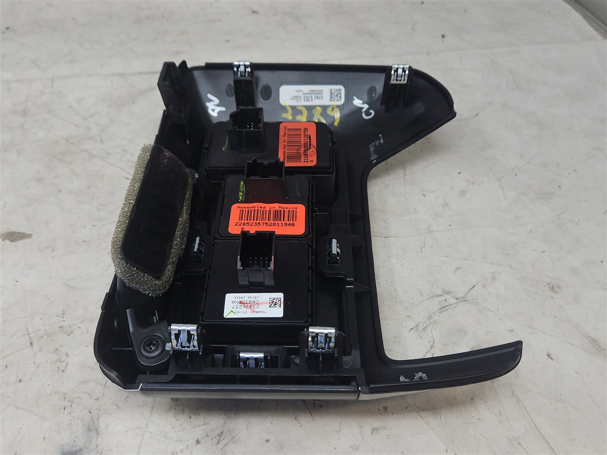 Used OEM 2014-2019 SIERRA SILVERADO LH DRIVER DASH TRIM WITH, actual item photo 10