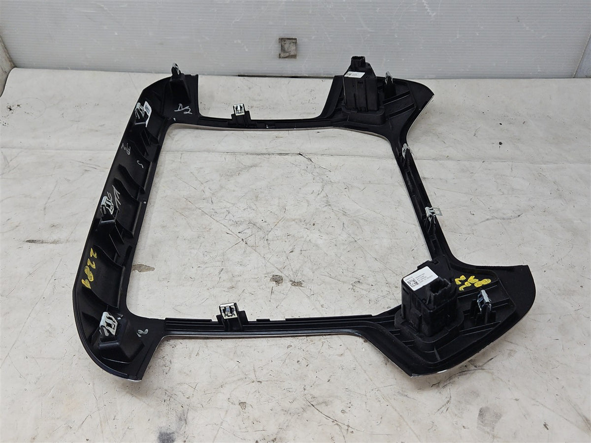 Used OEM 2014-2019 SIERRA SILVERADO RADIO TRIM BEZEL HEATED COOLED, actual item photo 8
