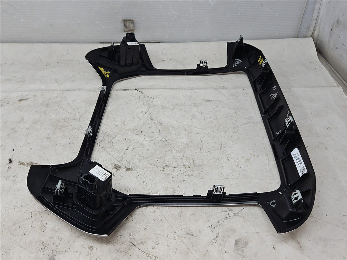 Used OEM 2014-2019 SIERRA SILVERADO RADIO TRIM BEZEL HEATED COOLED, actual item photo 10