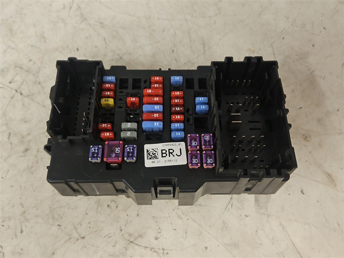Used OEM 2014-2019 SIERRA SILVERADO CABIN FUSE BOX LH DRIVER DASH, actual item photo 5