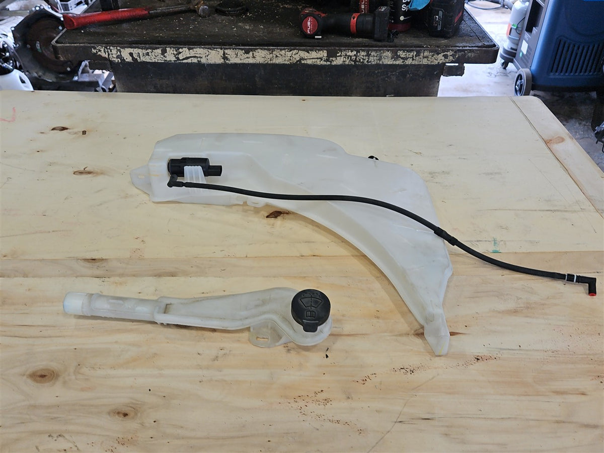 Used OEM 2016-2017 CAMARO WINDSHIELD WASHER FLUID RESERVOIR TANK WITH, actual item photo 1
