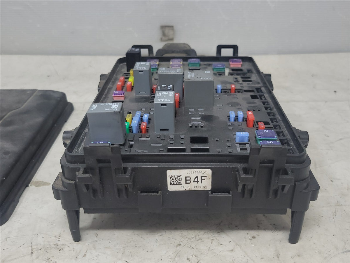 Used OEM 2014-2017 SIERRA SILVERADO ENGINE BAY FUSE BOX WITH LID, actual item photo 4