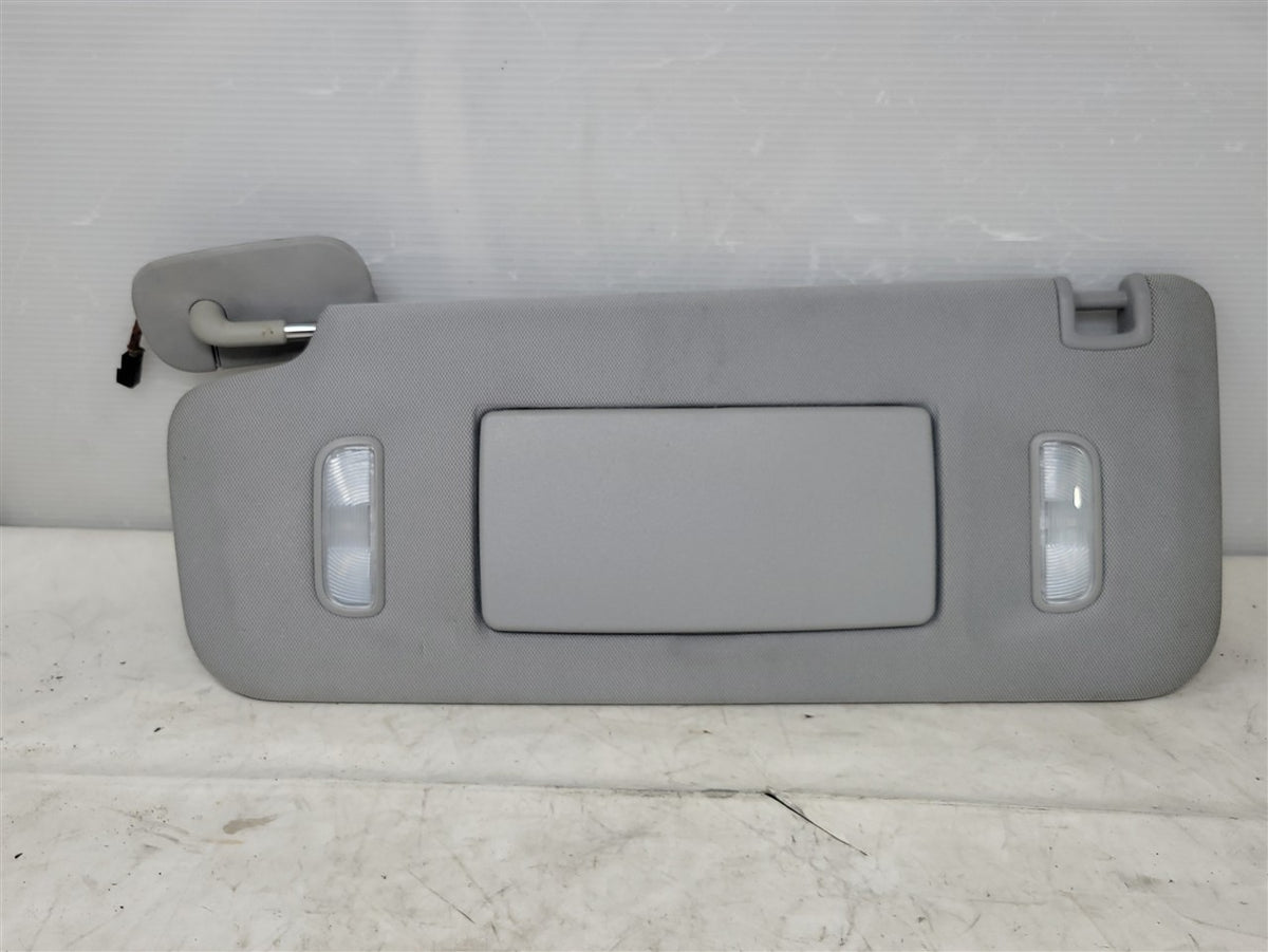 Used OEM 2014-2019 SIERRA SILVERADO SUN VISOR DRIVER LH LIGHTED ASH, actual item photo 1