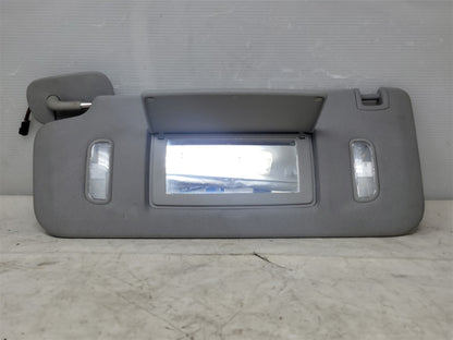 Used OEM 2014-2019 SIERRA SILVERADO SUN VISOR DRIVER LH LIGHTED ASH, actual item photo 2