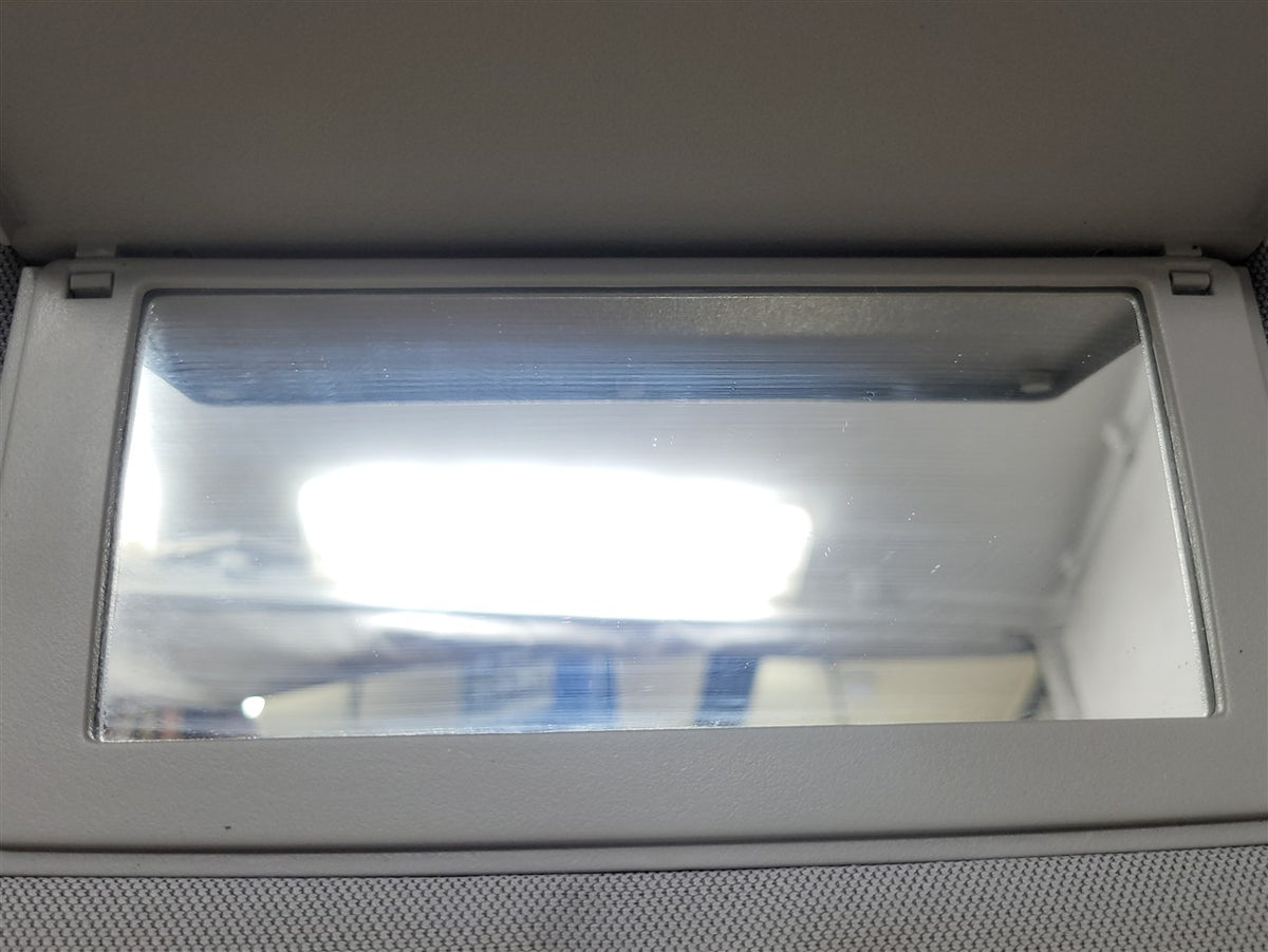 Used OEM 2014-2019 SIERRA SILVERADO SUN VISOR DRIVER LH LIGHTED ASH, actual item photo 5