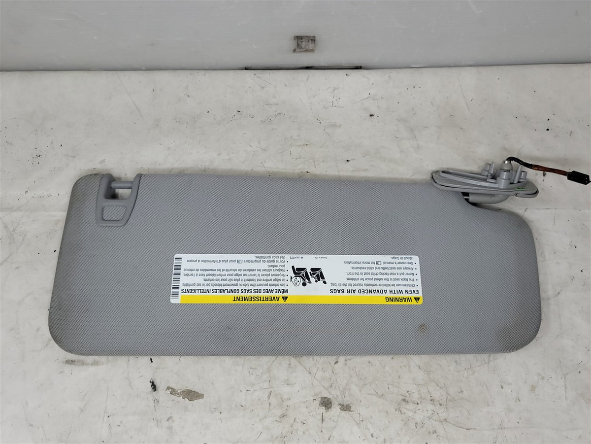 Used OEM 2014-2019 SIERRA SILVERADO SUN VISOR DRIVER LH LIGHTED ASH, actual item photo 9