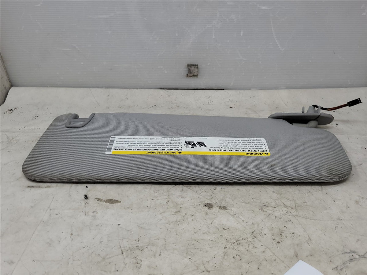 Used OEM 2014-2019 SIERRA SILVERADO SUN VISOR DRIVER LH LIGHTED ASH, actual item photo 10