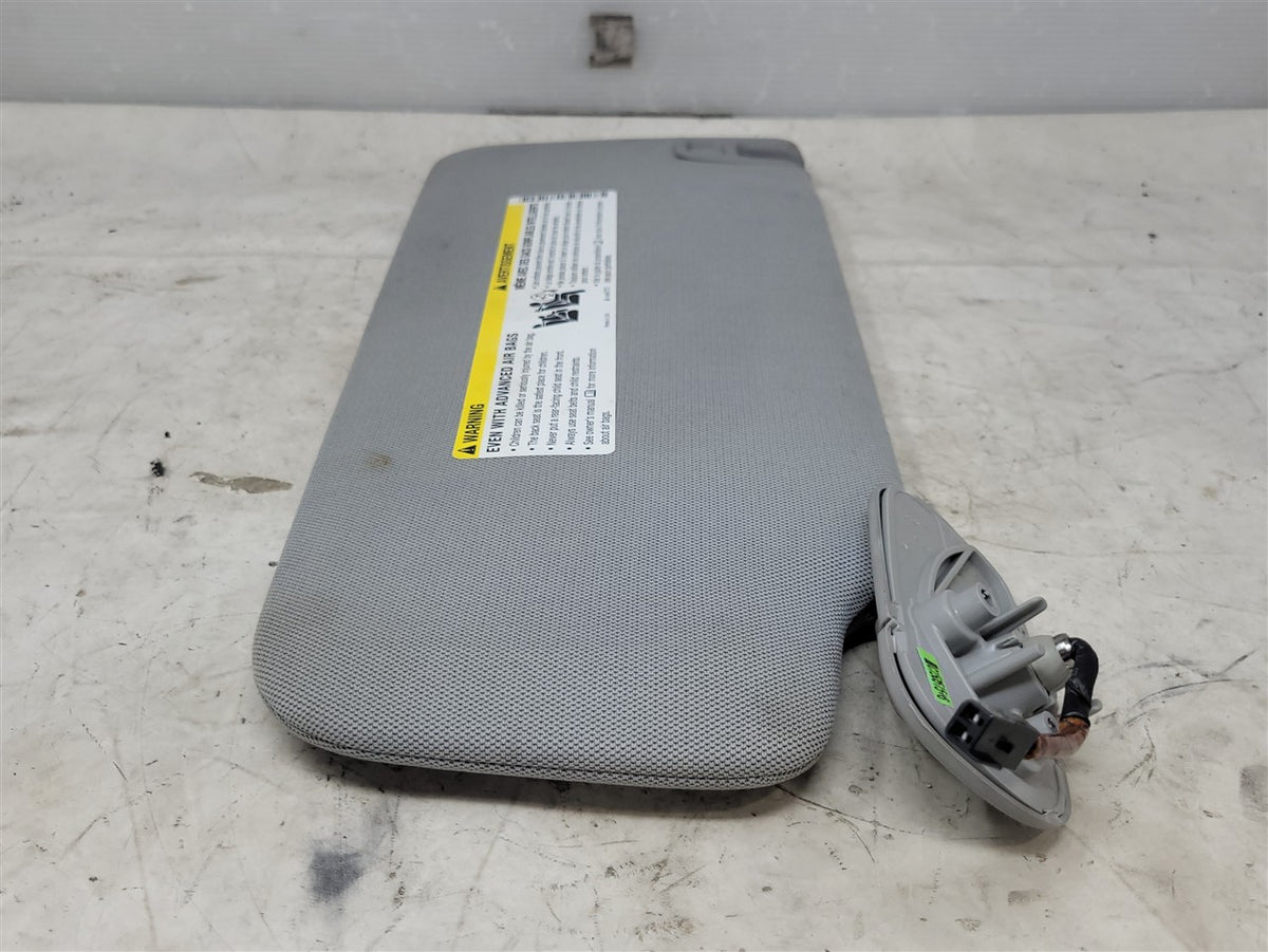 Used OEM 2014-2019 SIERRA SILVERADO SUN VISOR DRIVER LH LIGHTED ASH, actual item photo 11
