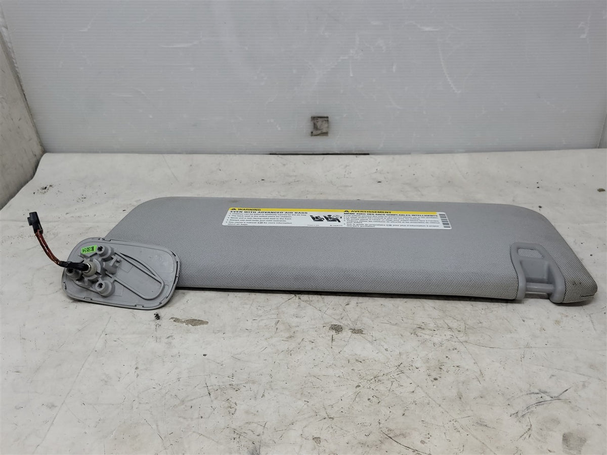 Used OEM 2014-2019 SIERRA SILVERADO SUN VISOR DRIVER LH LIGHTED ASH, actual item photo 12