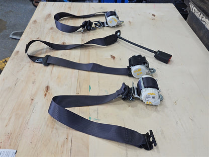 Used OEM 2014-2019 SIERRA SILVERADO SET OF 3 REAR SEAT BELT, actual item photo 3