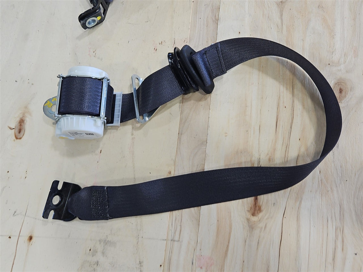 Used OEM 2014-2019 SIERRA SILVERADO SET OF 3 REAR SEAT BELT, actual item photo 5