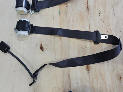 Used OEM 2014-2019 SIERRA SILVERADO SET OF 3 REAR SEAT BELT, actual item photo 6
