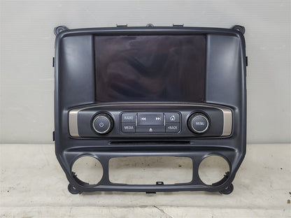 Used OEM 2015 SIERRA 1500 OEM 8 IN RADIO SCREEN & CONTROLS 84084747, actual item photo 1