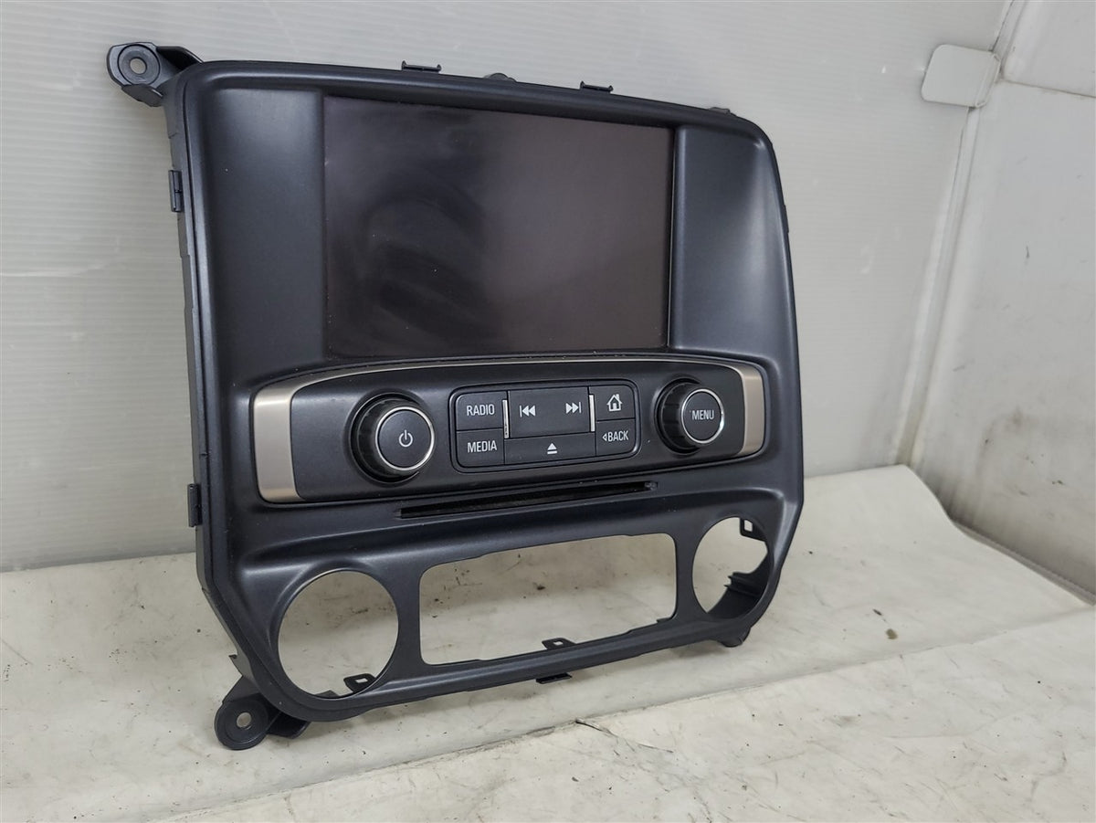 Used OEM 2015 SIERRA 1500 OEM 8 IN RADIO SCREEN & CONTROLS 84084747, actual item photo 3