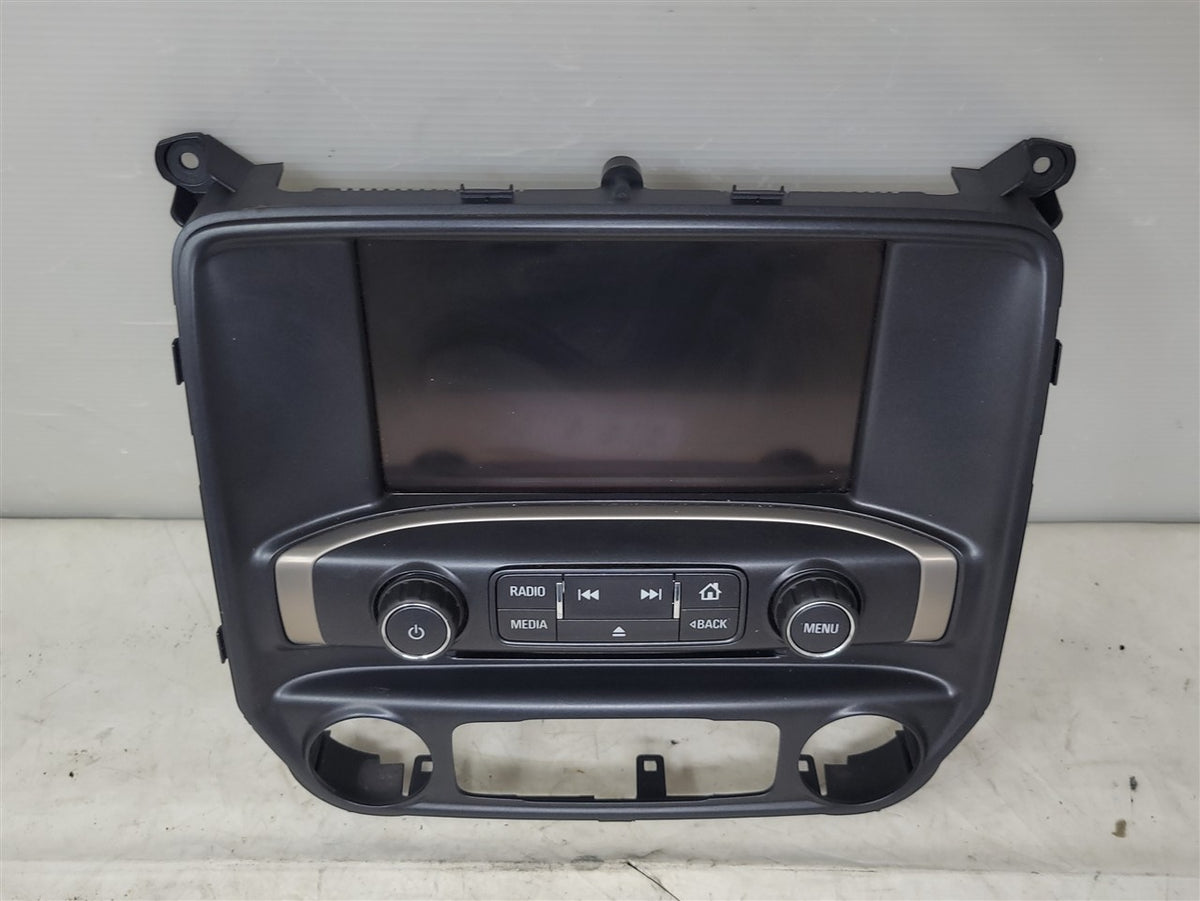 Used OEM 2015 SIERRA 1500 OEM 8 IN RADIO SCREEN & CONTROLS 84084747, actual item photo 4