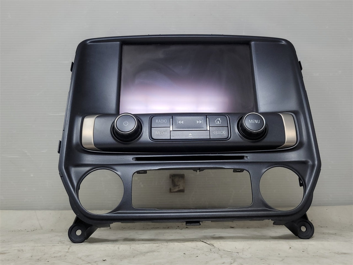 Used OEM 2015 SIERRA 1500 OEM 8 IN RADIO SCREEN & CONTROLS 84084747, actual item photo 5