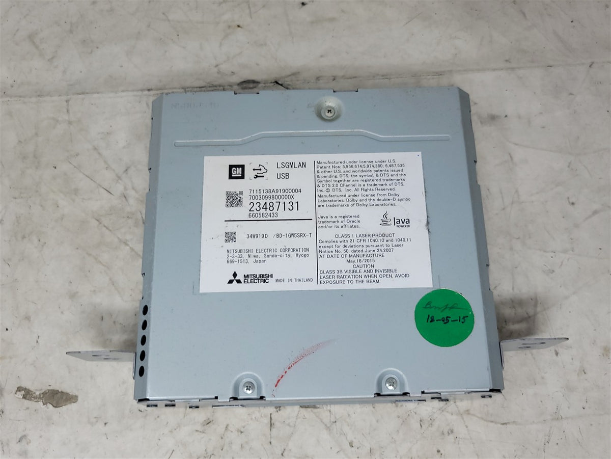 Used OEM 2015 ESCALADE ESCALADE ESV SIERRA SILVERADO DVD VIDEO PLAYER, actual item photo 6