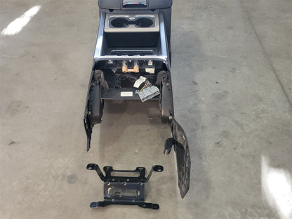 Used OEM 2014-2015 SIERRA SILVERADO FRONT CENTER CONSOLE DENALI BLACK, actual item photo 3