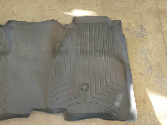 Used OEM 2014-2019 SIERRA SILVERADO WEATHERTECH FLOOR LINERS FRONT, actual item photo 2