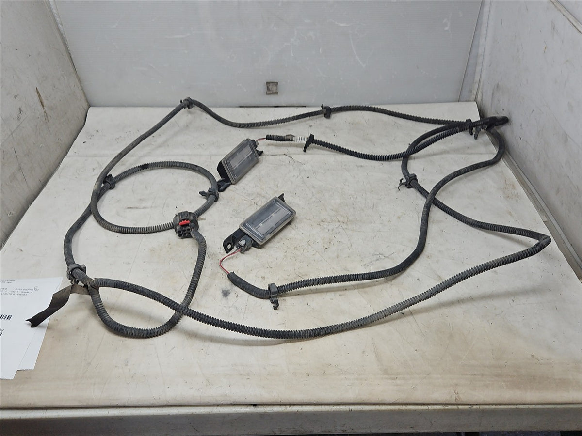 Used OEM 2014-2015 SIERRA SILVERADO BED CARGO LIGHTS LAMPS WIRING, actual item photo 2