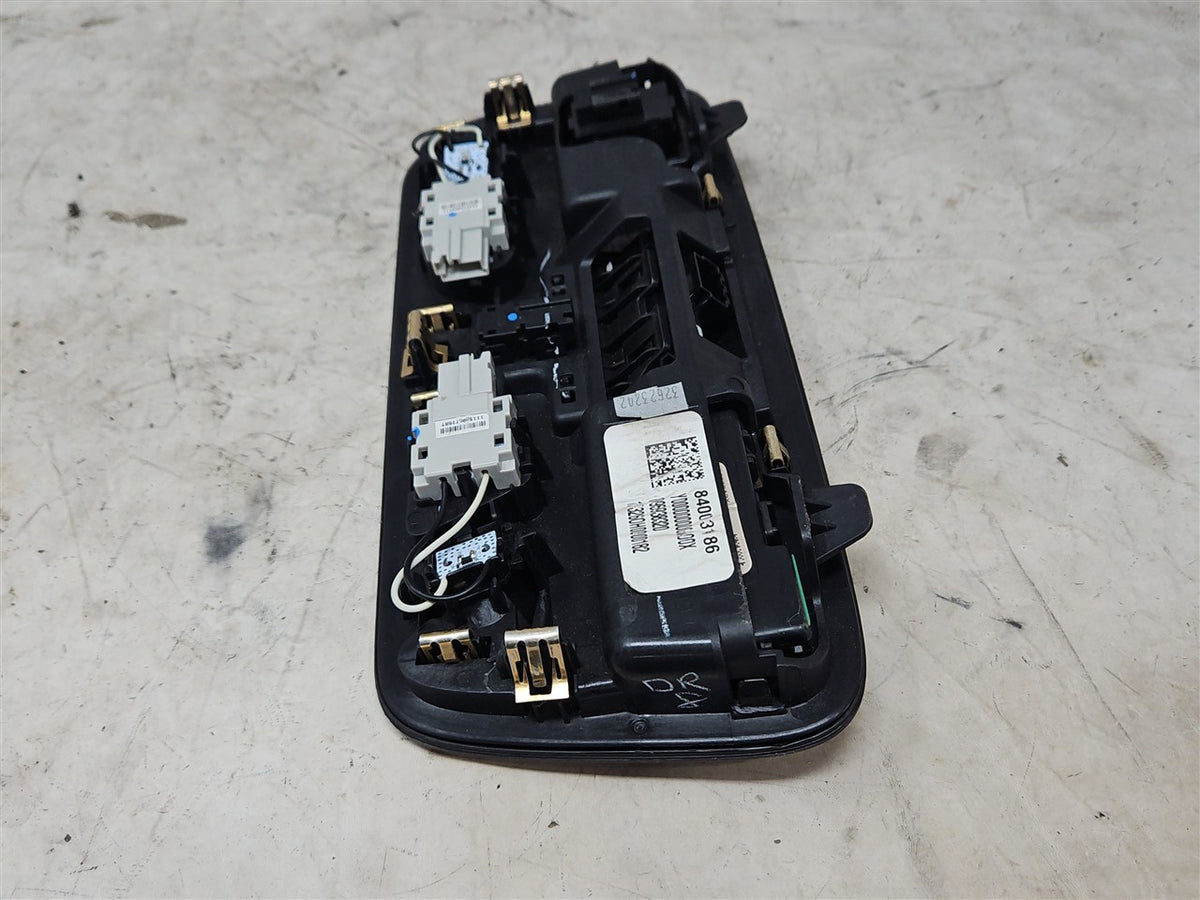Used OEM 2016-2018 CAMARO OVERHEAD CONSOLE MAP LIGHTS SUNROOF SWITCH, actual item photo 8
