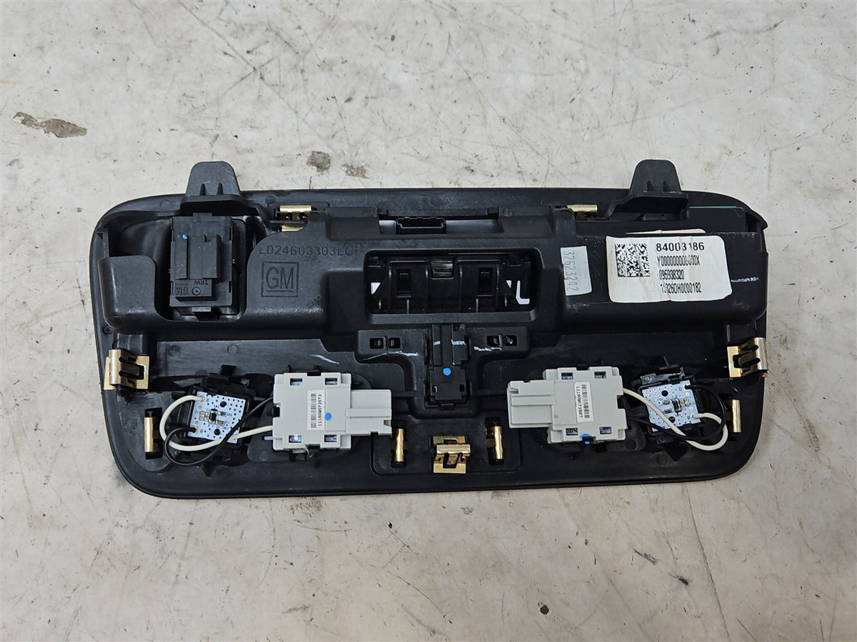 Used OEM 2016-2018 CAMARO OVERHEAD CONSOLE MAP LIGHTS SUNROOF SWITCH, actual item photo 11